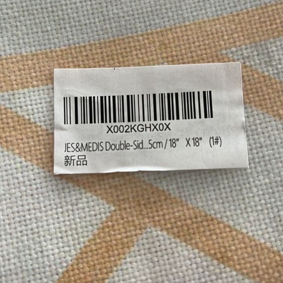 NWT Double Side Printed Cushion Cover Square Pillow Cover White 18”x18” - Picture 4 of 4